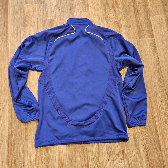 Adidas NSCAA Soccer Track Jacket Mens Size S Blue Climacool Full Zip - Picture 5 of 9